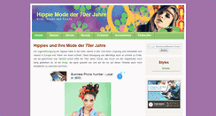 Desktop Screenshot of hippie-mode.com